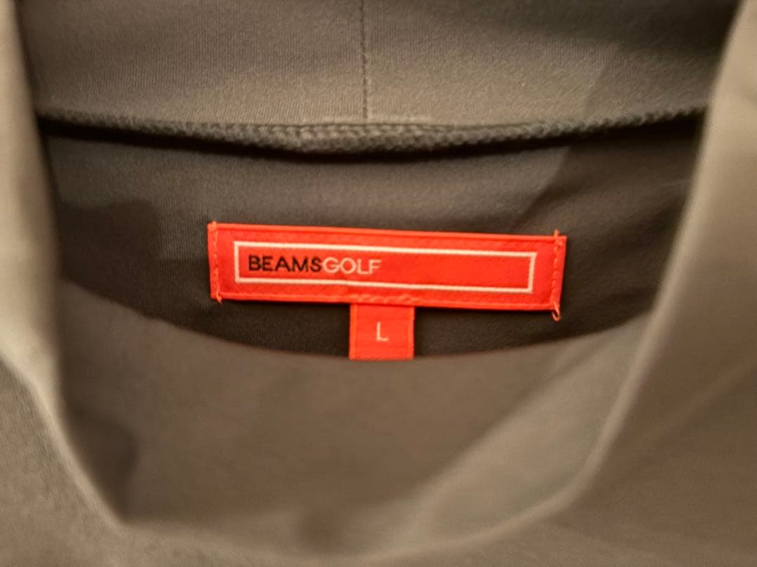 BEAMS GOLF スポーツロゴ　モックネック