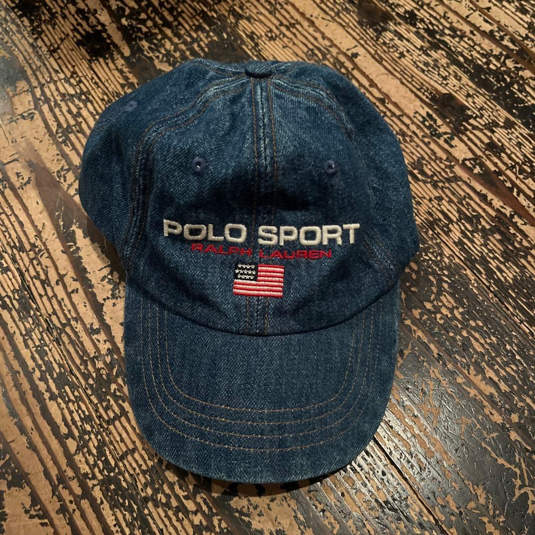 Polo Sport デニムキャップ　ポロスポーツ