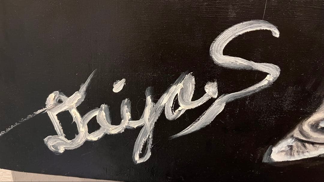 「慟哭」原画 F40 油絵現代アート 絵画 一点物　インテリア