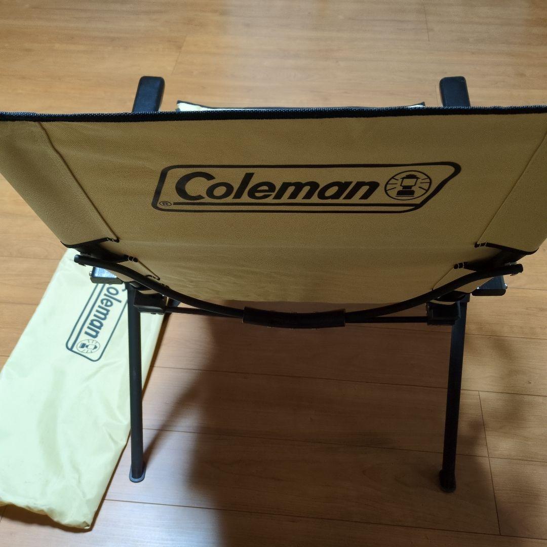 Coleman 折りたたみチェア クリーム色