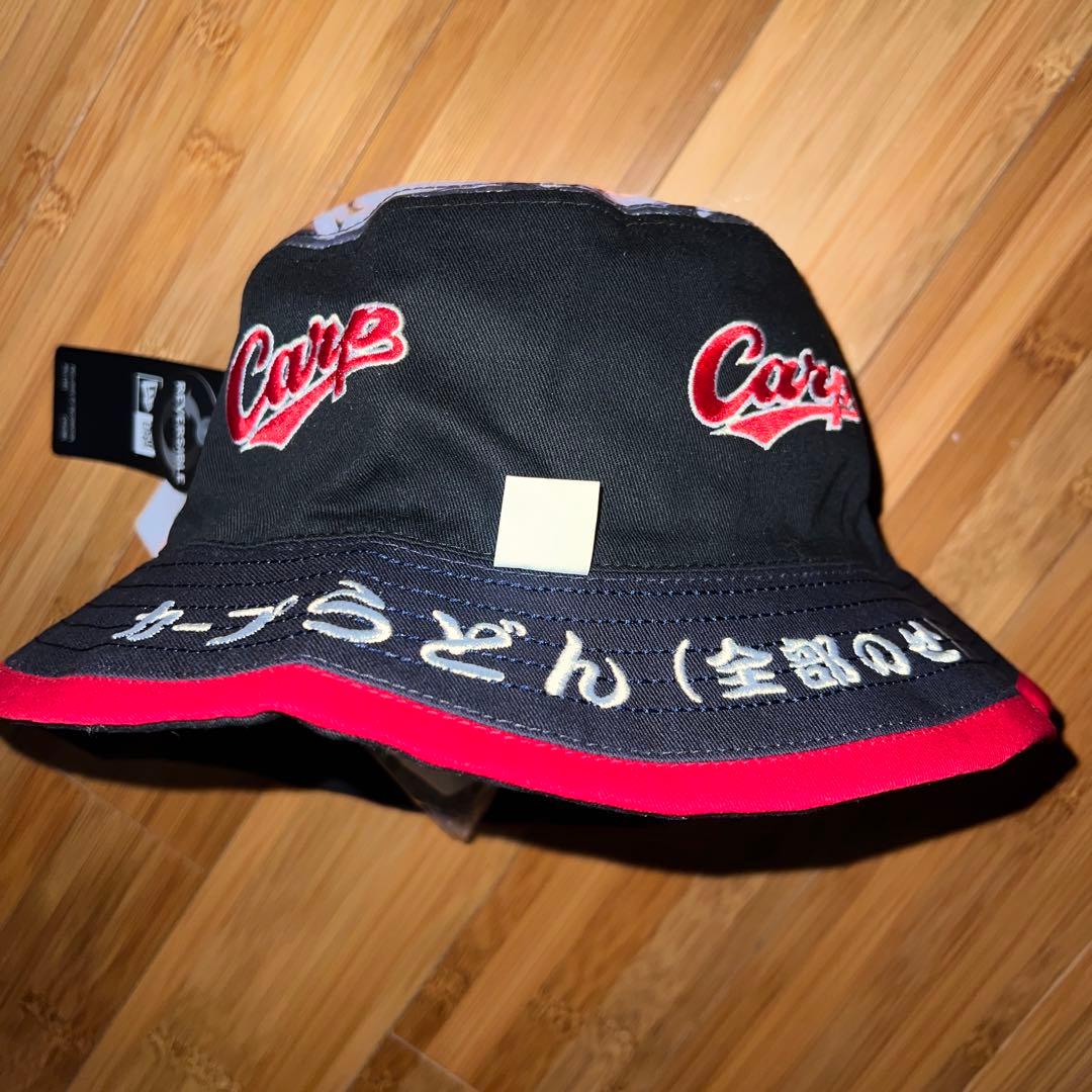 【希少】カープ ニューエラ カープうどん バケットハット リバーシブル