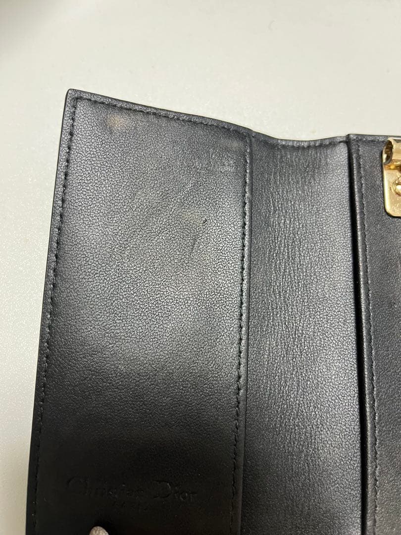 Dior キルティング ブラックキーケース