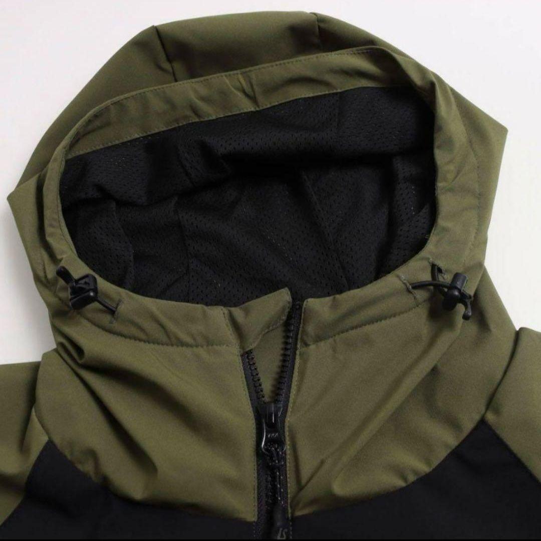 佐*航様 ルースイソンブラ L ストレッチタフタメッシュジャケット カーキ