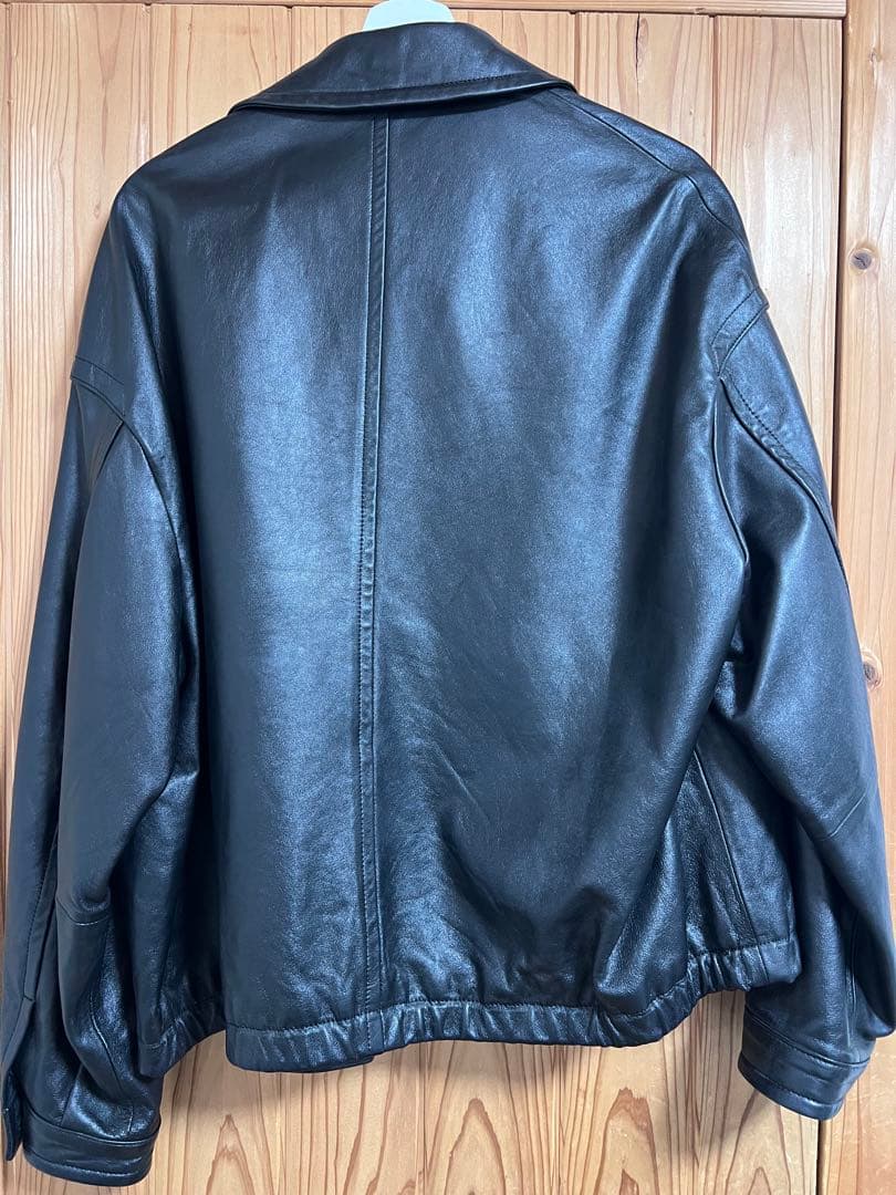 【LIDNM】LEATHER SHORT BLOUSON