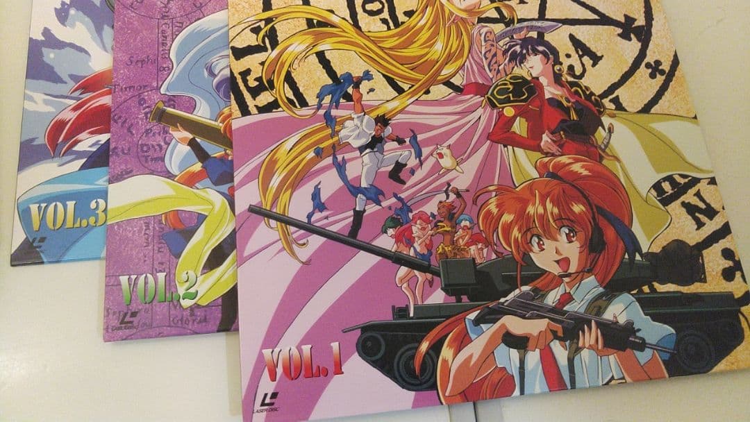 【絶版品】エルフを狩るモノたち　LD3枚セッ 帯付　ジャケット買入手困難まとめて