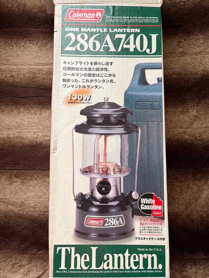 Coleman 286A マントルランタン ケース付き