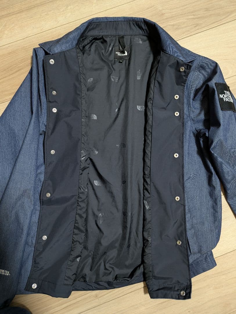 ［L］THE NORTH FACE ゴアテックスデニムコーチジャケットインディゴ