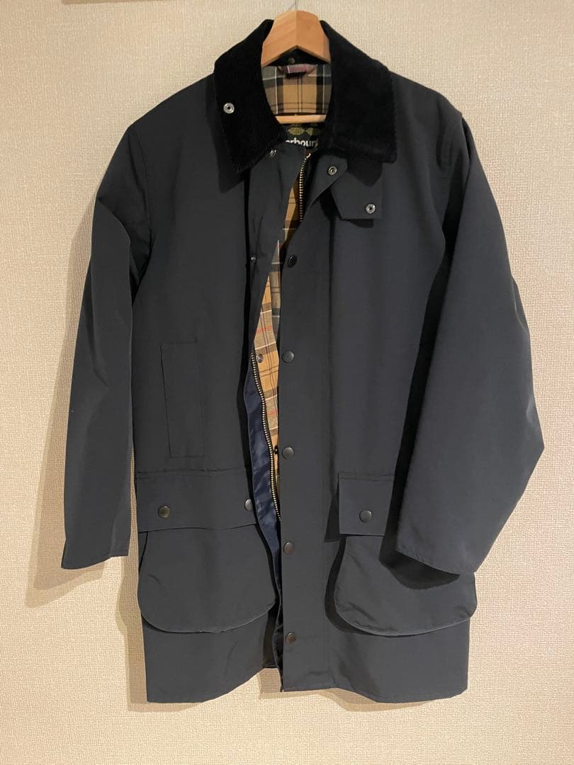 Barbour BORDER 2レイヤー ネイビー 38(L)
