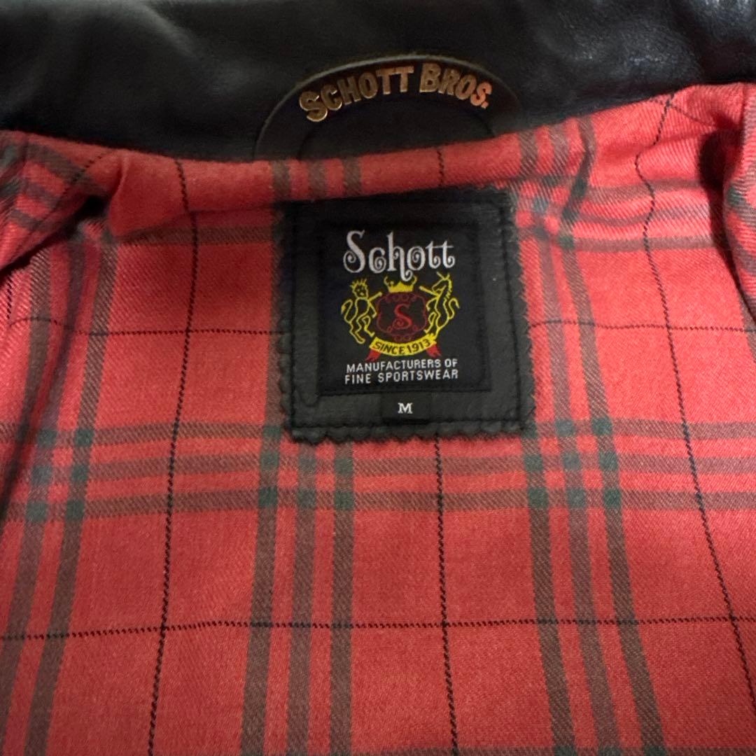 Schott シングルライダースジャケット レザージャケット