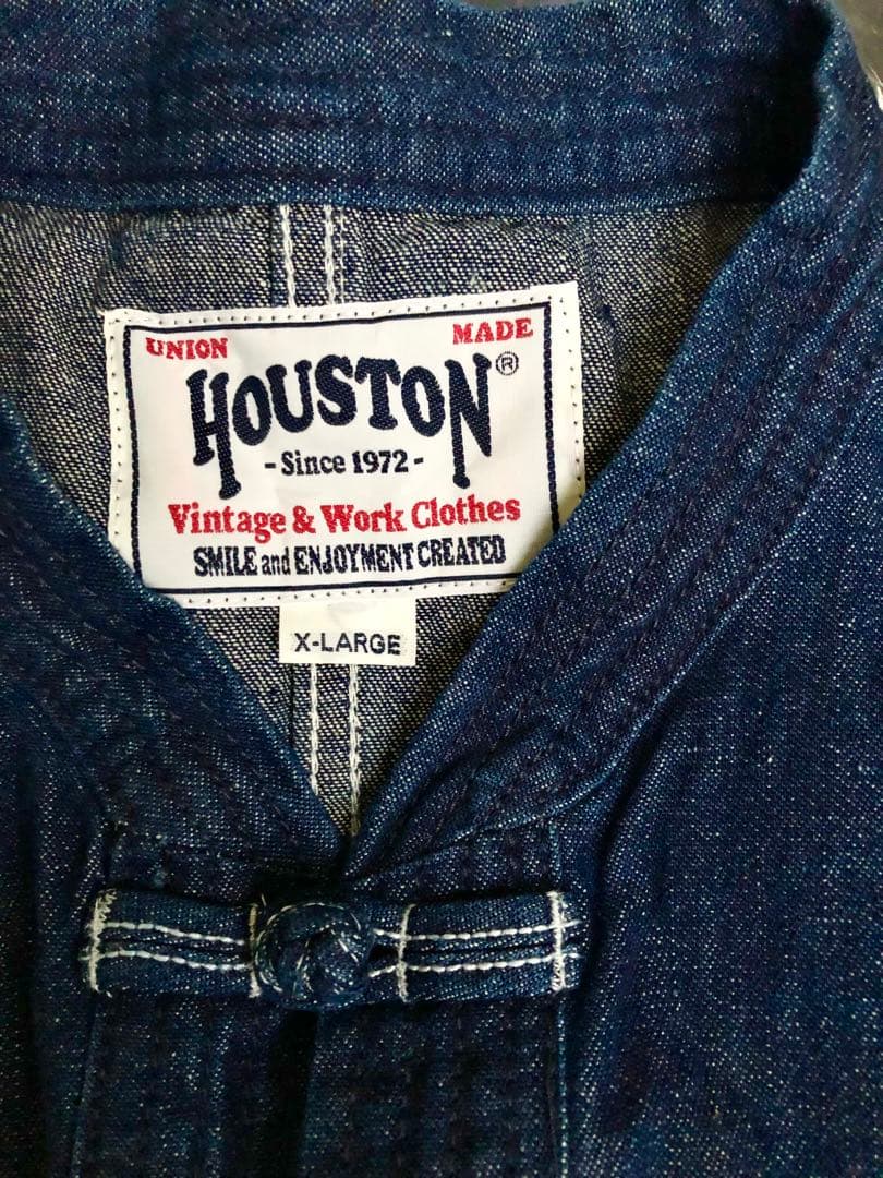 HOUSTON デニムチャイナジャケット XL