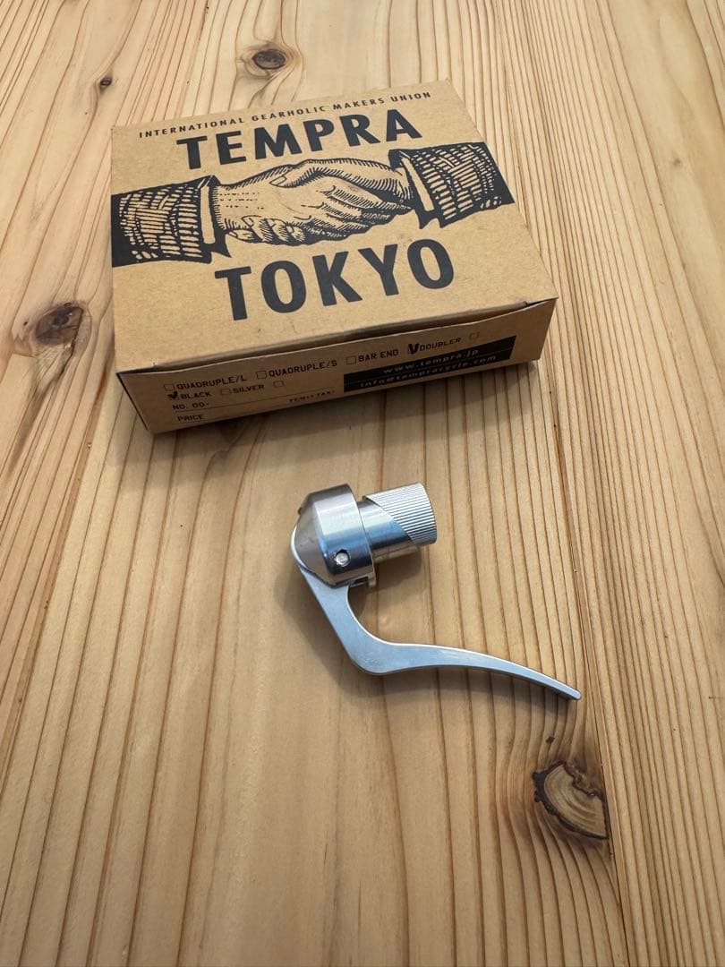 tempra cycle バーエンドダブルブレーキレバー