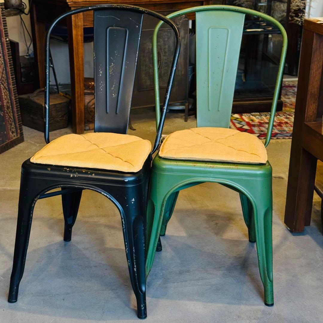 KNOT ANTIQUE GREG II Chair スチールチェア〈ブラック〉