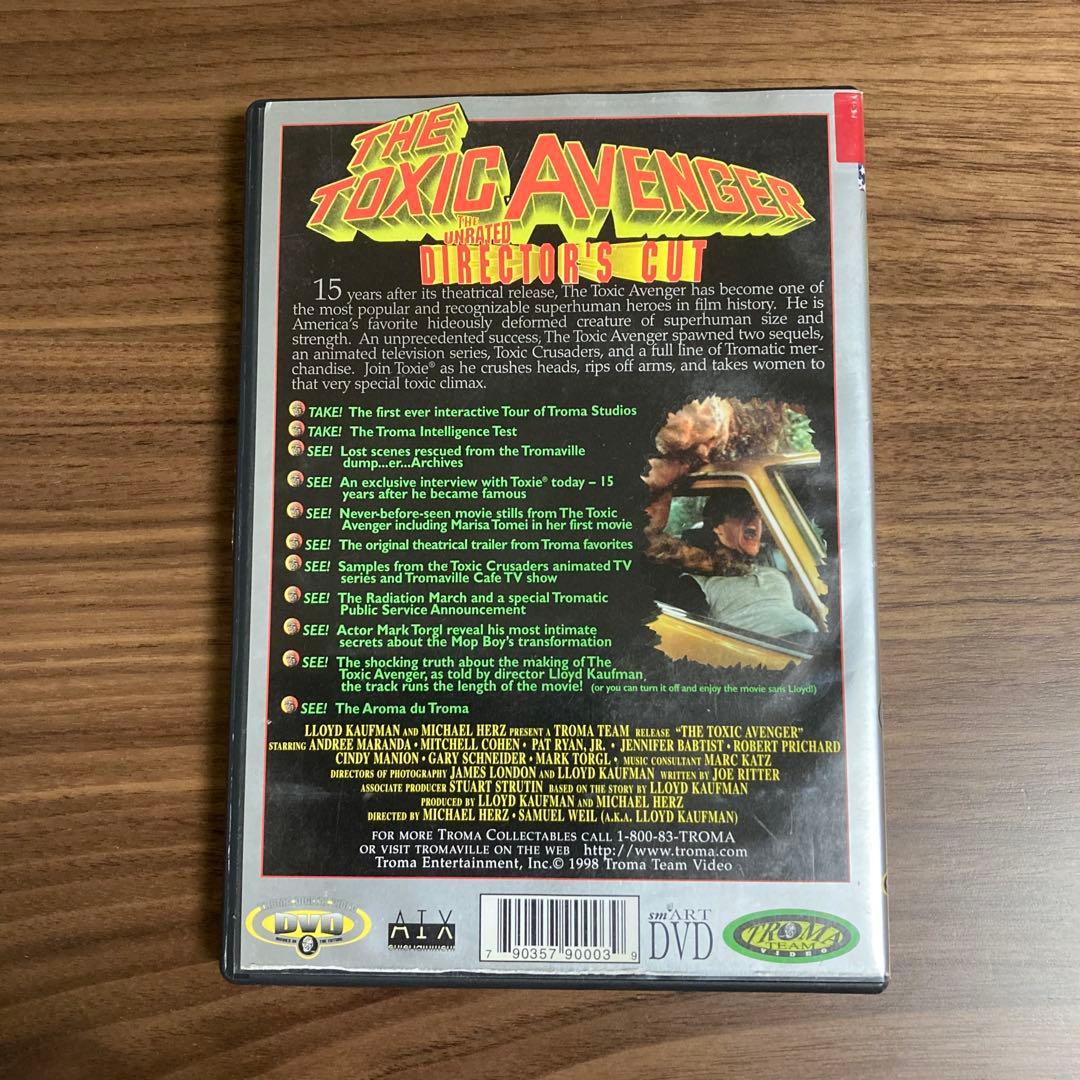 北米版　DVD 「 THE TOXIC AVENGER 」