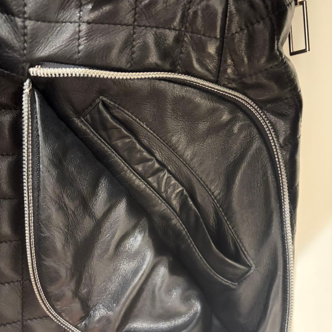 【希少】issey イッセイミヤケ キルティング レザージャケット