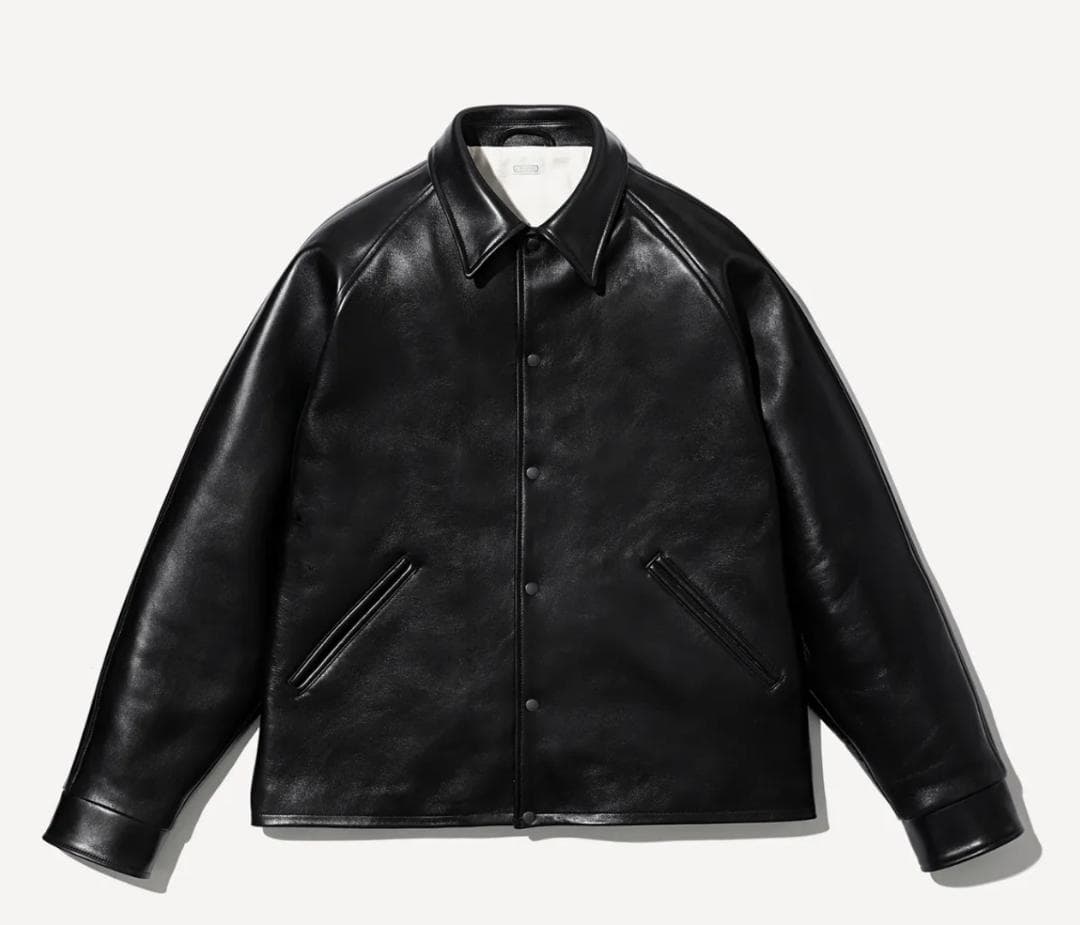 A.PRESSE アプレッセ Leather Coach Jacket