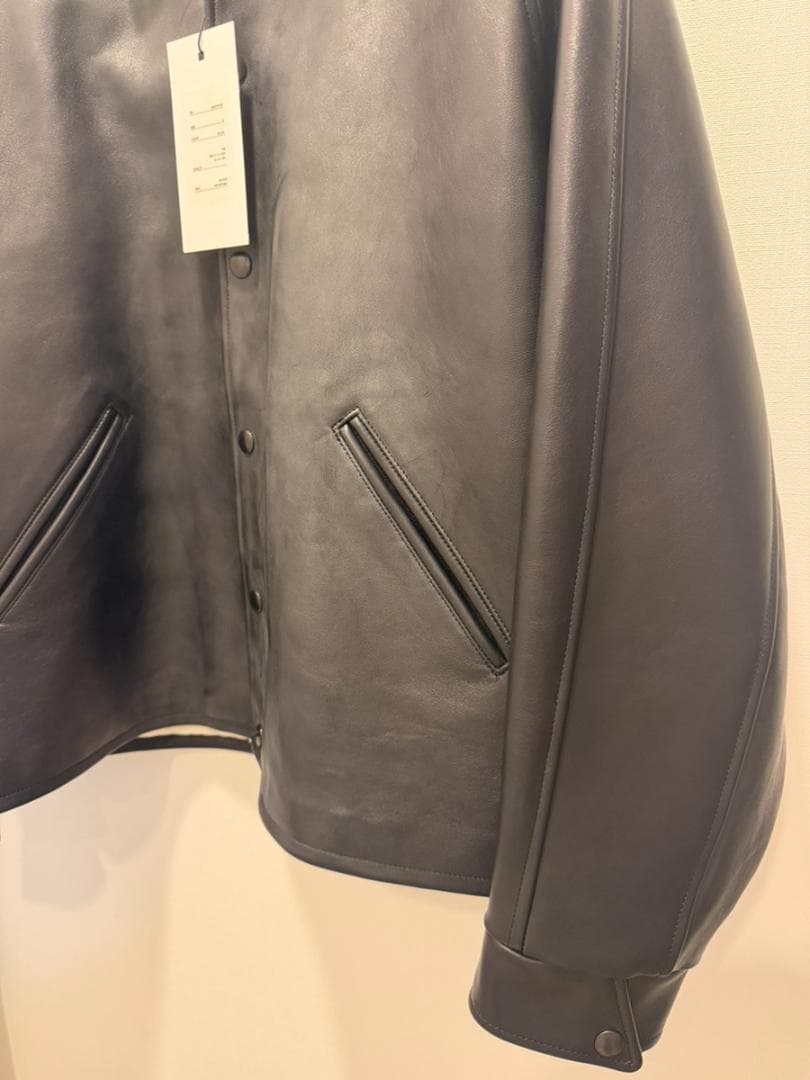 A.PRESSE アプレッセ Leather Coach Jacket