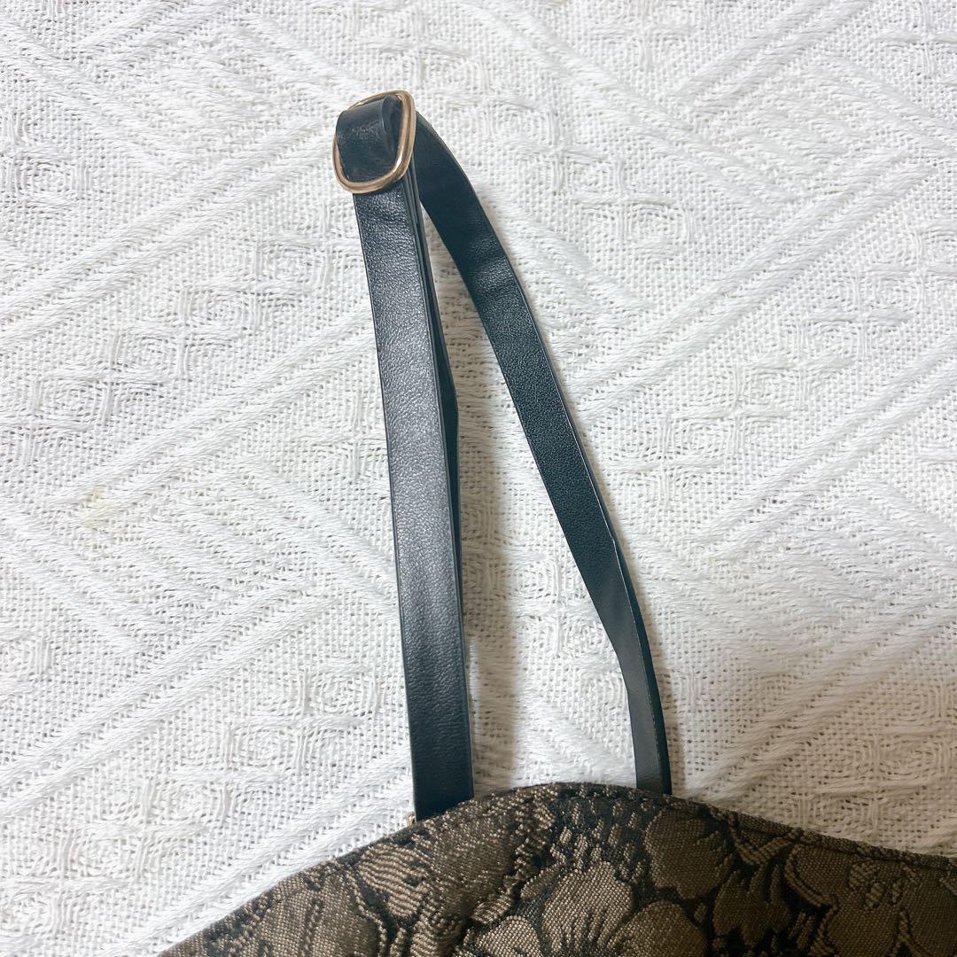 【美品♥】RANDAランダ フラワージャガードコルセットワンピース ブラウン M