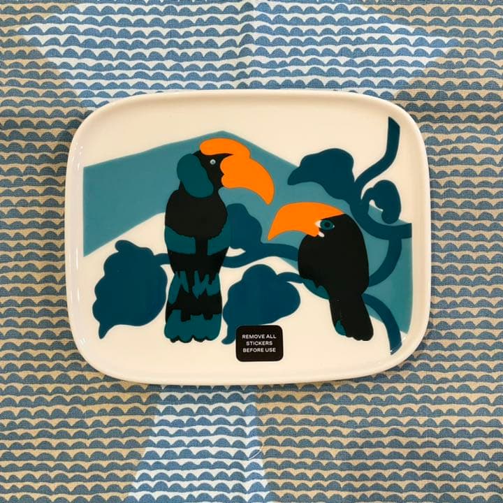 marimekko マリメッコ　完売Pepeプレート＋Leikkoラテマグ　新品