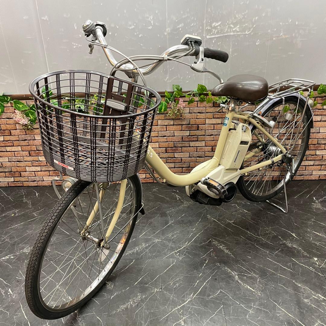 【10】電動自転車 YAMAHA PAS クリーム 24インチ