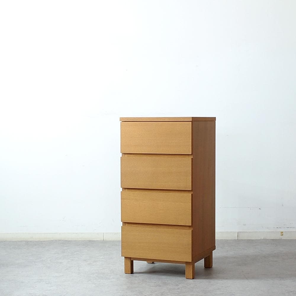 廃盤 無印良品/MUJI オーク材 チェスト 40cm ZR24633