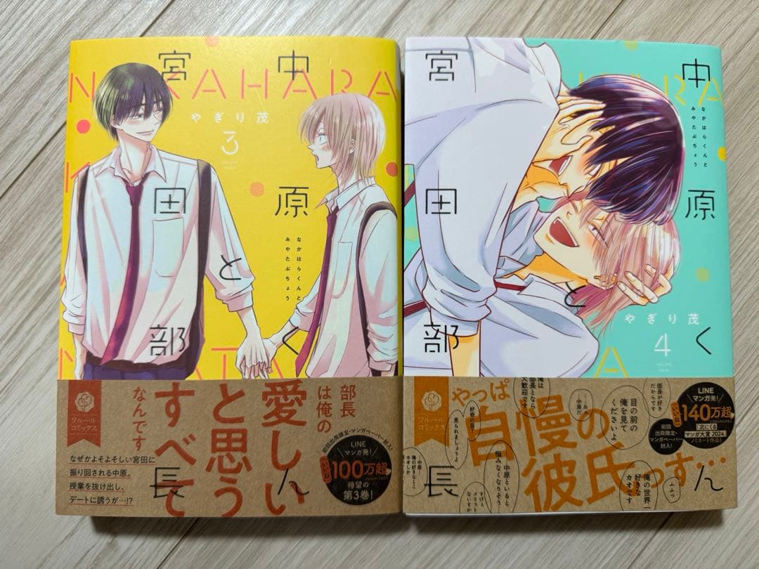 中原くんと宮田部長 1〜6巻 小冊子 リーフレット ペーパー 特典付き
