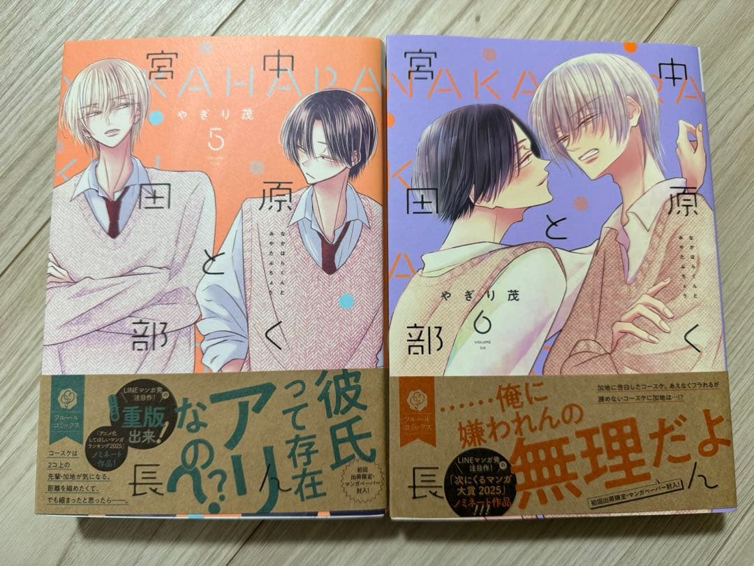 中原くんと宮田部長 1〜6巻 小冊子 リーフレット ペーパー 特典付き