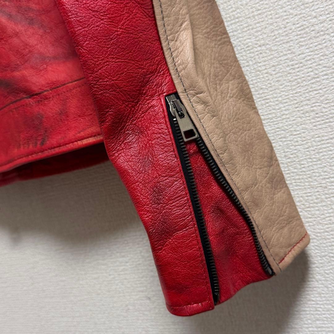 【定価20.6万・未使用】DIESEL 羊革 ラムレザー ジャケット 48 L