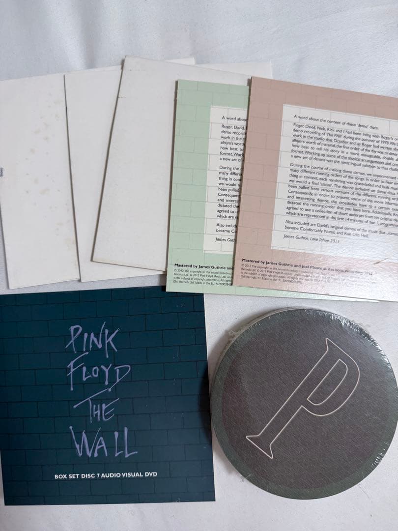 洋楽 PINK FLOYD : IMMERSION BOX / THE WALL
