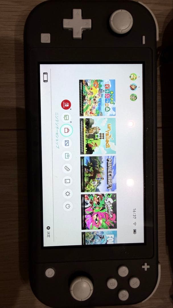 Nintendo Switch Lite グレー 充電器・ケース付き