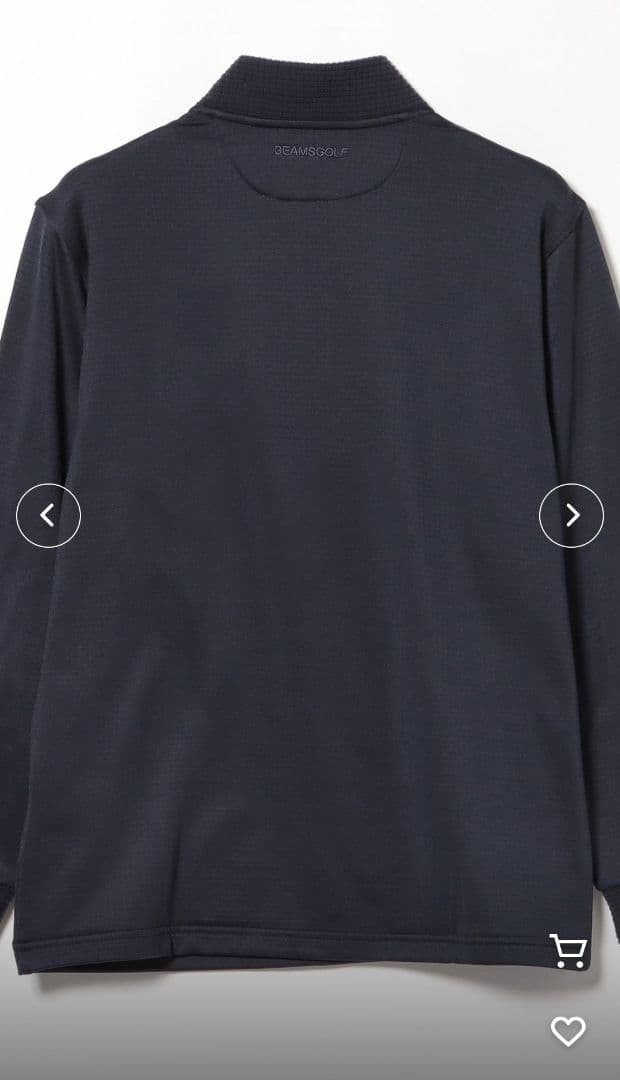 BEAMS GOLF ハーフジップ ロングスリーブシャツ