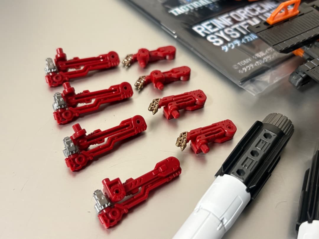 ダイアクロン　タクティカルグランダー増設強化システムユニット　ハンガー　ミサイル