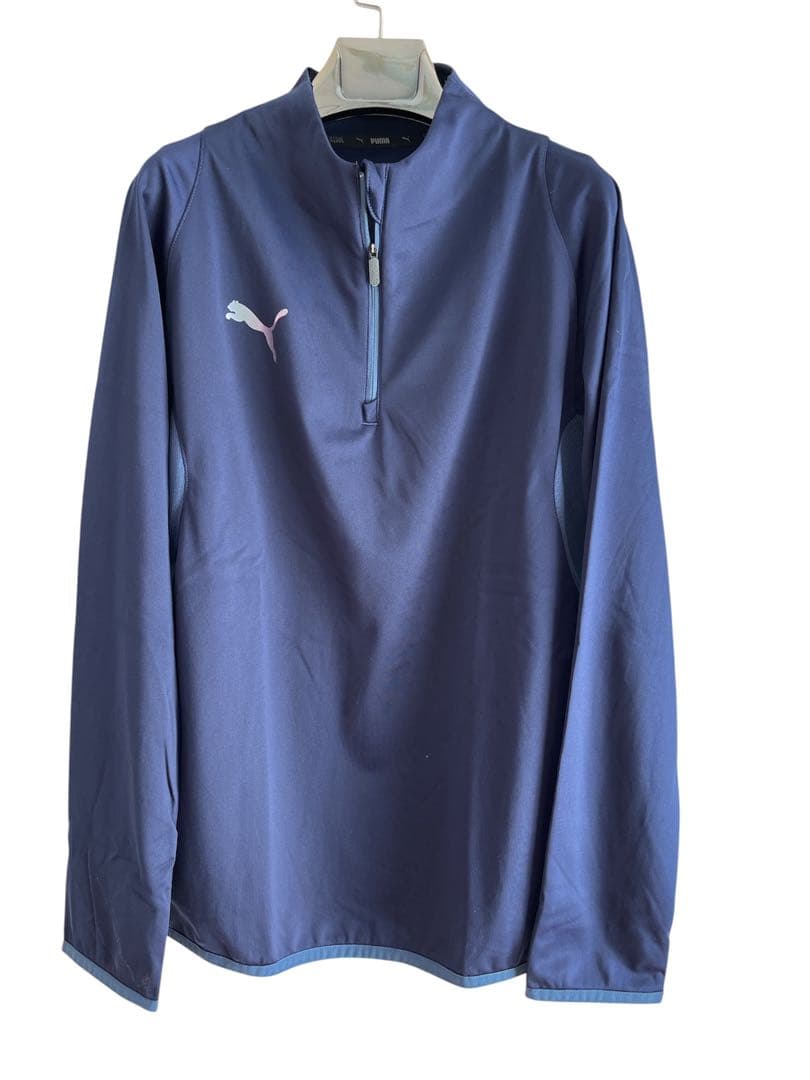 PUMA サッカージャージダークブルー 上下セットアップ