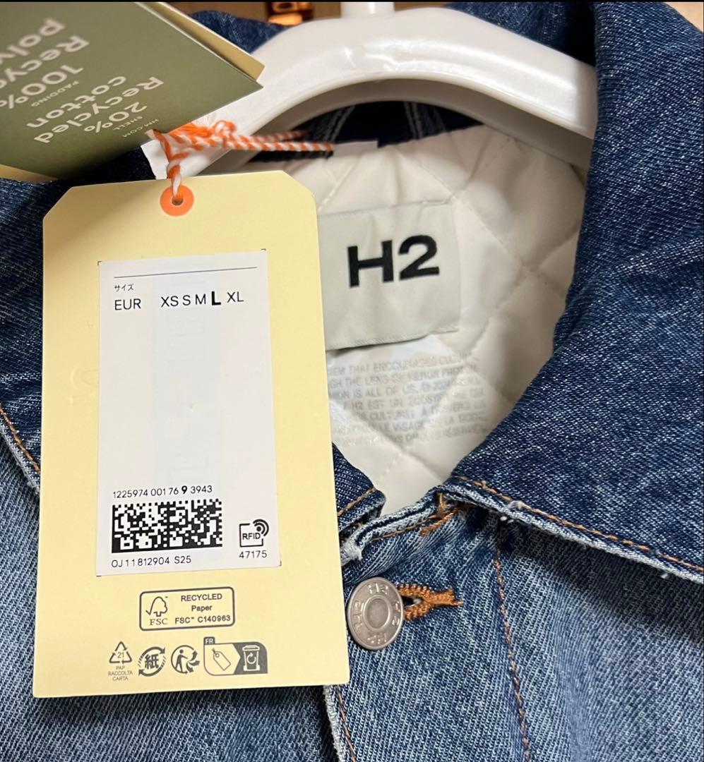 新品 H2デニムジャケット ヘロンプレストンHeron Preston L