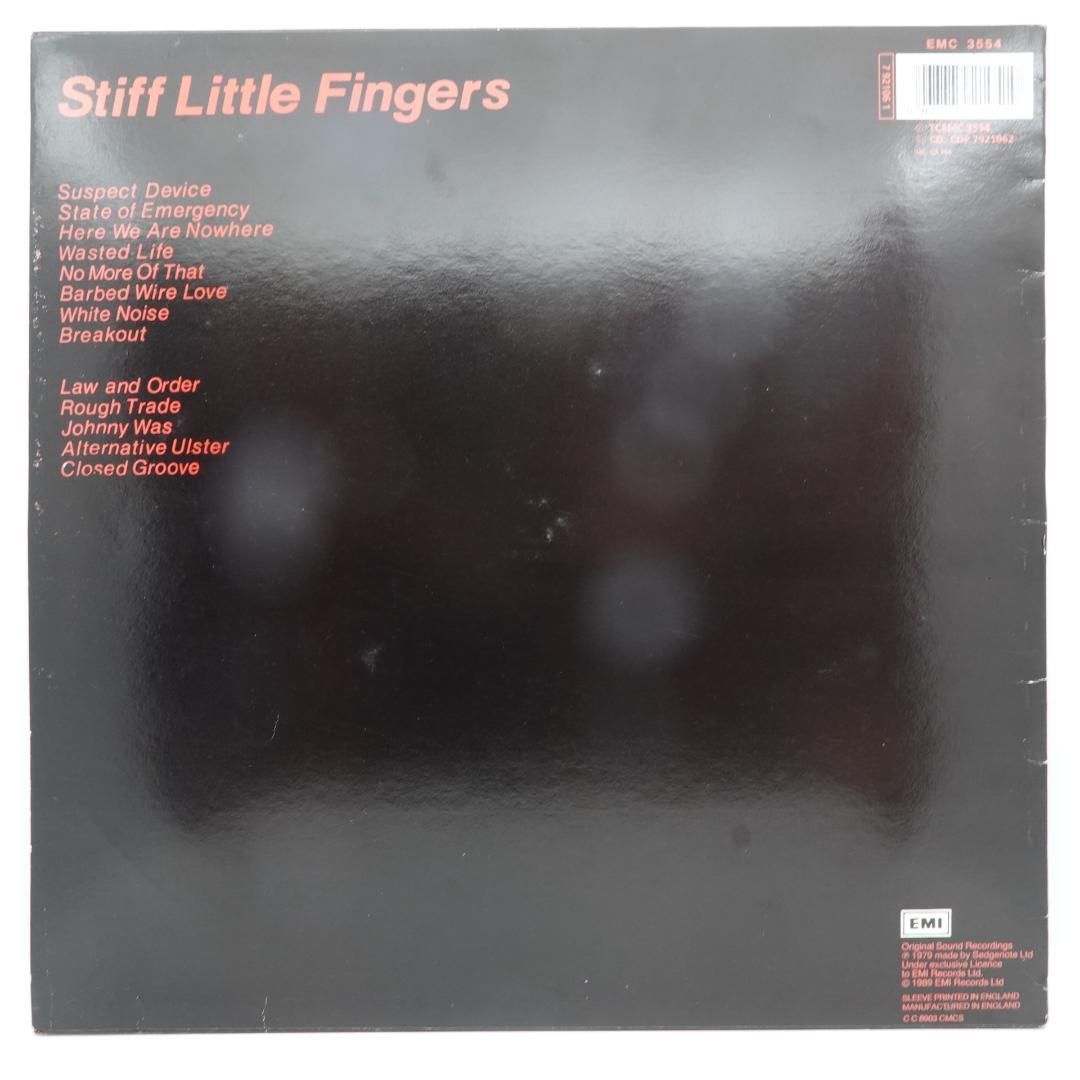UK盤 LP スティッフリトルフィンガーズ STIFF LITTLE~