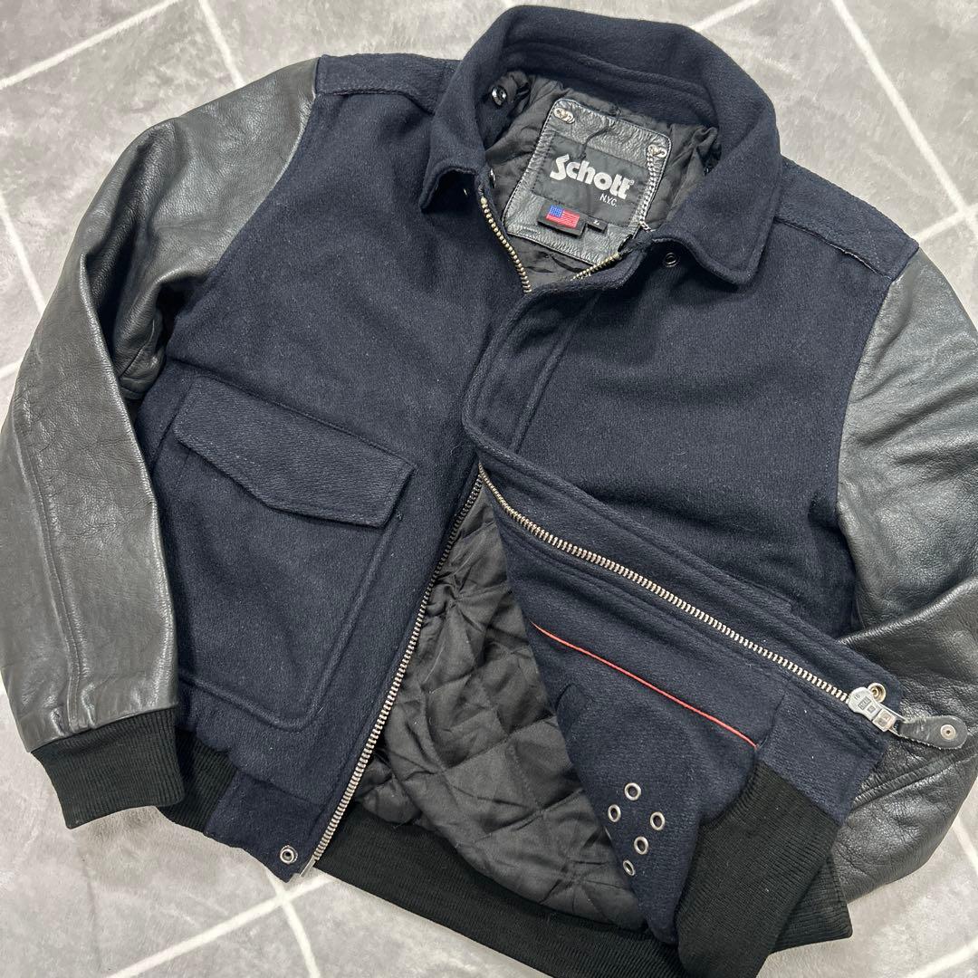 【極美品Lsize】 最高傑作 SCHOTT レザージャケット 極上品 希少