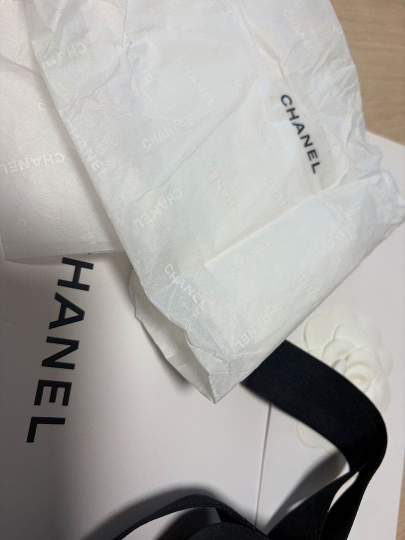 【送料込】CHANEL ニット帽 カシミア