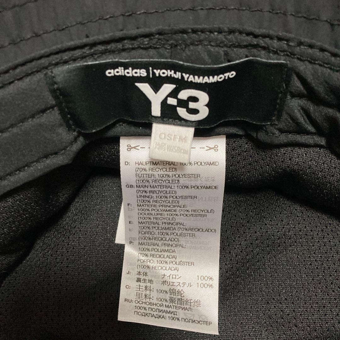 未使用品　Y-3 ロゴ ストライプ バケットハット　アディダス