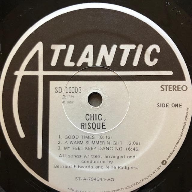 LP シック リスク CHIC SD-16003 USオリジナル盤 y112