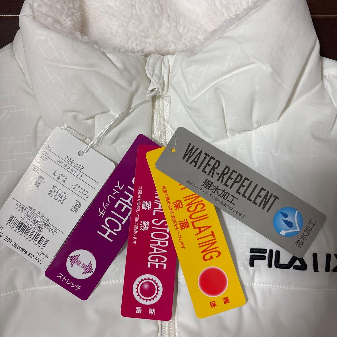 FILA 防水加工 レディースワンピース ゴルフウェア　ホワイト