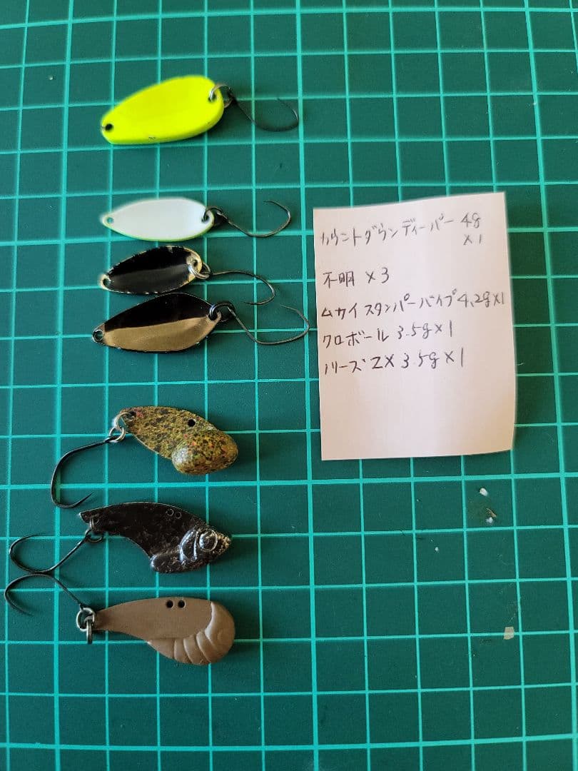 ハイドラム錦鯉＋エリアトラウトルアー31個とフックのセット