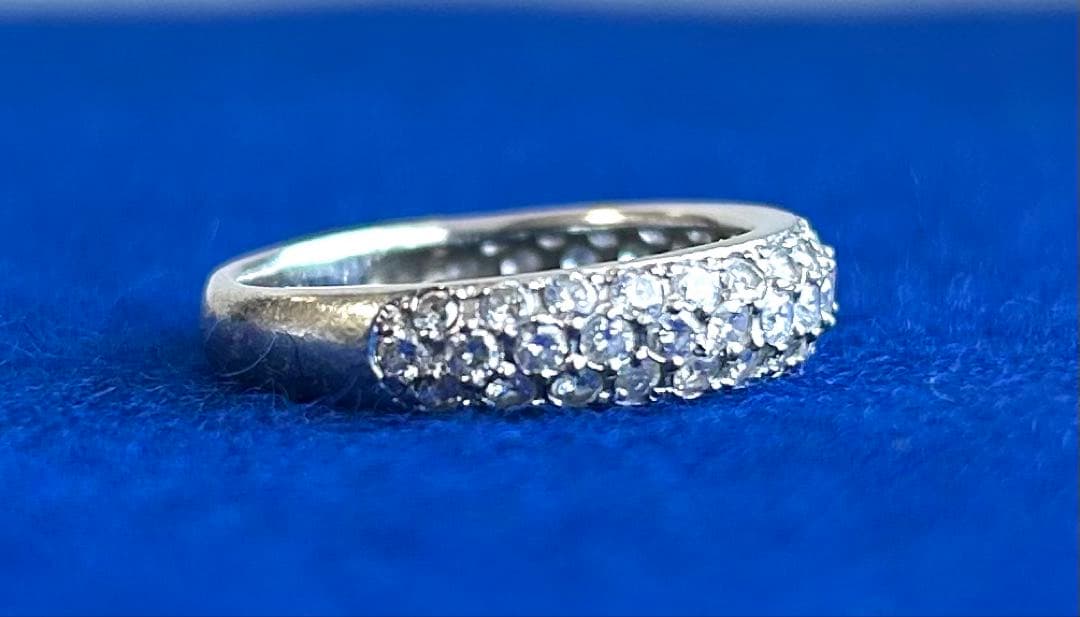 プラチナ900 Pt900 ダイヤモンド1.00ct 指環 11号 4.0g