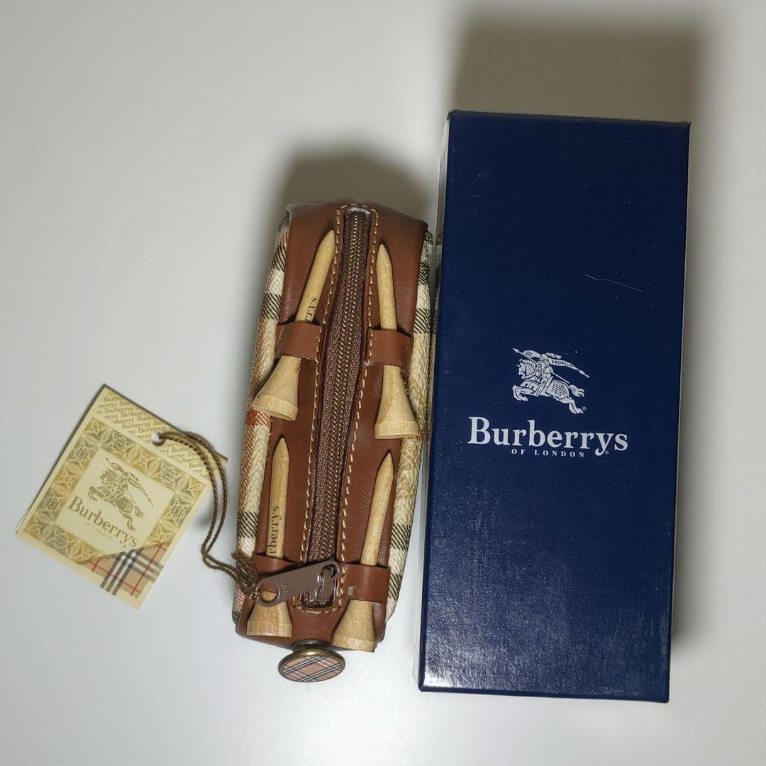 Burberrysゴルフボールバッグ ボールケース ボール・ティー・マーカー