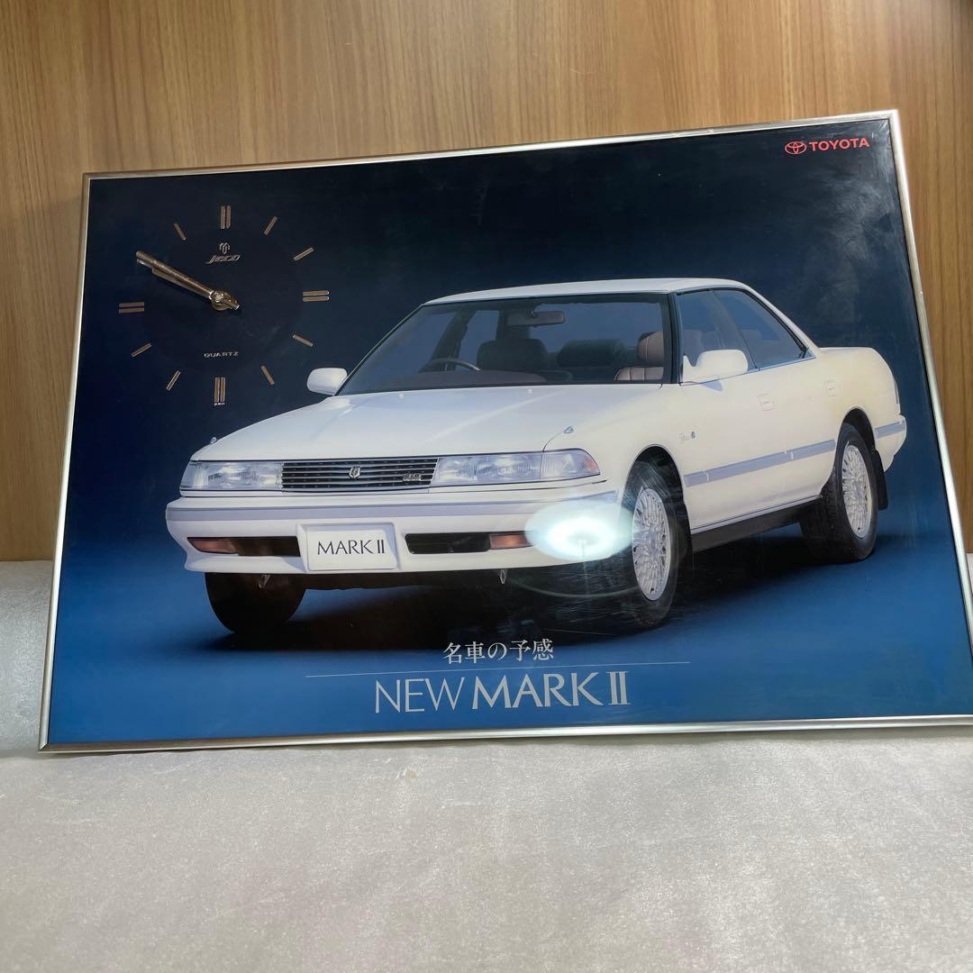 激レア！80年代 トヨタ マークII (GX81系) 販売店用パネル時計