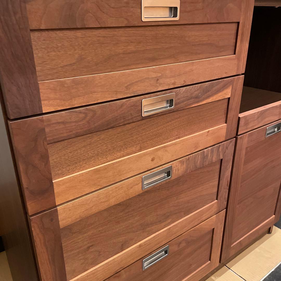 【大川家具　末次家具工芸】Fino フィーノ　キッチンボード　幅100cm