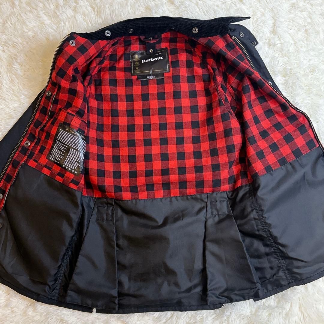 美品☆ Barbour BEDALE オイルドジャケット　bshop別注　黒