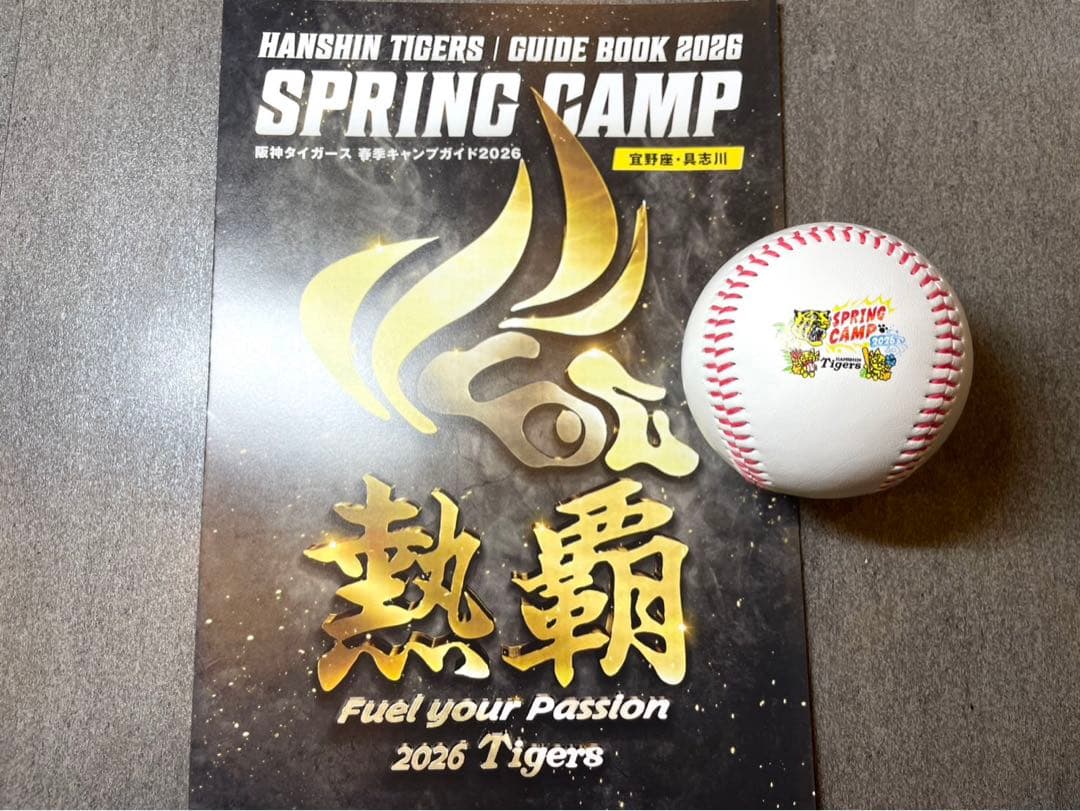 阪神タイガース 中野拓夢 直筆サインボール 2026沖縄キャンプ限定球