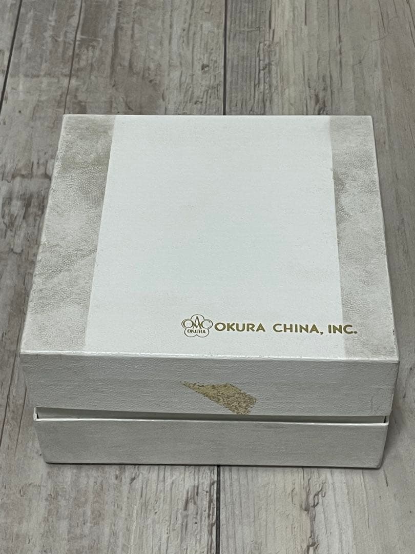 Okura China 青いバラの皿 5枚セット 新品・未使用