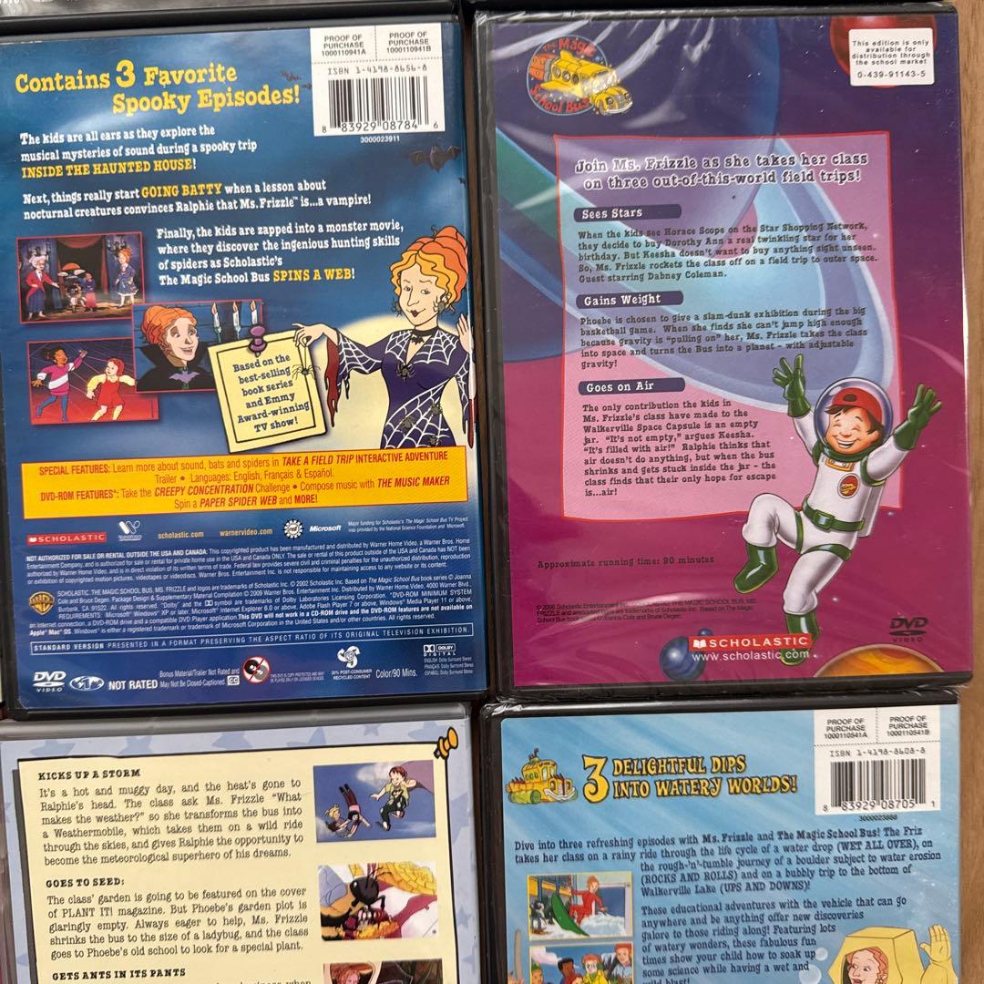 The Magic School BusマジックスクールバスDVD 12本セット