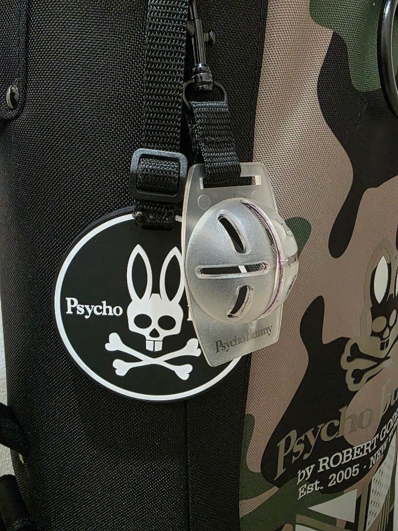 Psycho Bunny 迷彩キャディバッグ サイコバニー オマケ ボール付き