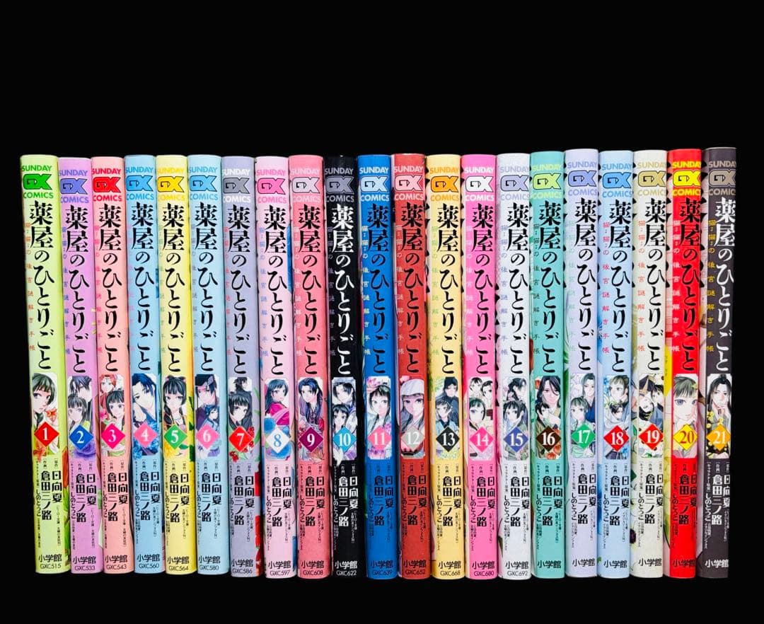 【全巻セット】薬屋のひとりごと~猫猫の後宮謎解き手帳~1-21巻 (既刊)